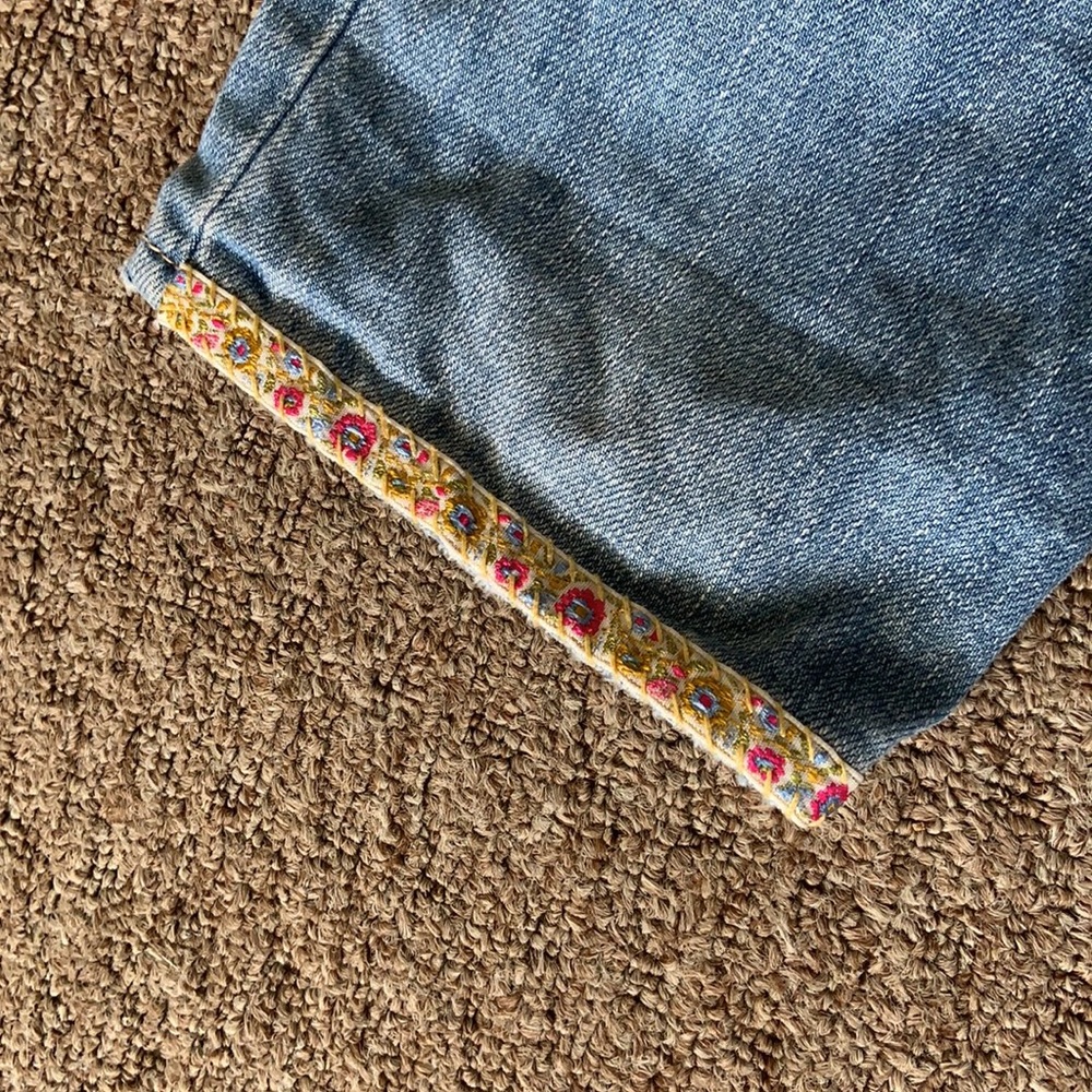 Patchwork Bootcut Jeans - image 6